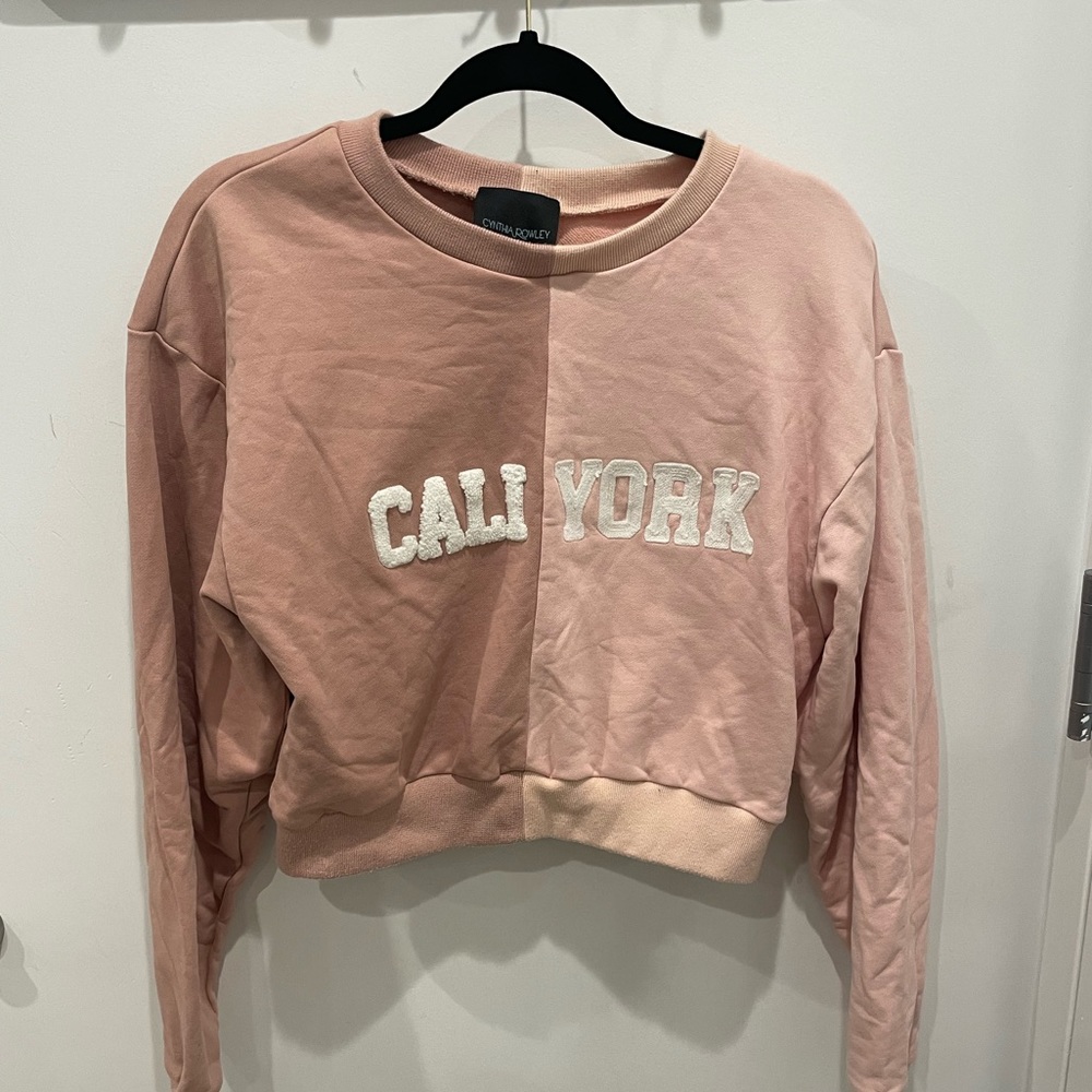 Cynthia Rowley Cali York Sweatshirt - Pink XS/S